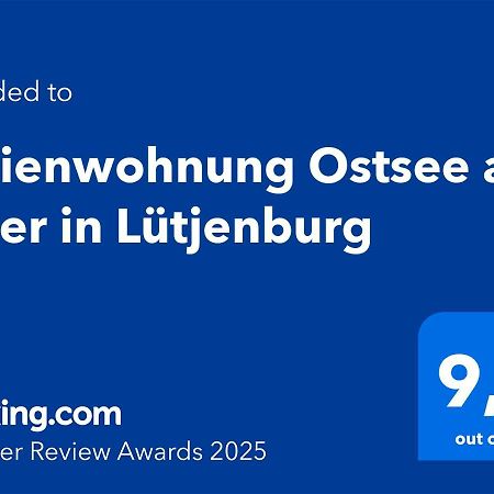 Ferienwohnung Ostsee Am Meer In Lütjenburg Extérieur photo